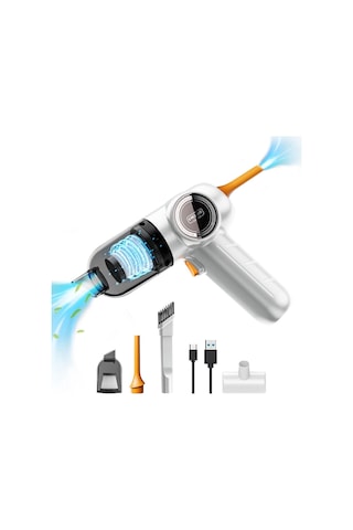 Amigaelegant Araba Ev İçin Kablosuz Araba Elektrikli Süpürgesi