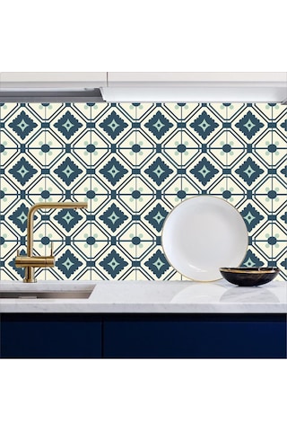 İbm4650 Mutfak Tezgah Arası Kendinden Yapışkanlı Folyo Kaplama Fayans Desen 60cmx100cm