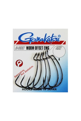 Gamakatsu Worm Offset Ewg Olta İğnesi No: 4