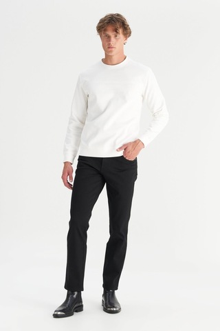 Wrangler Erkek Interlock Sweatshirt White Çok Renkli