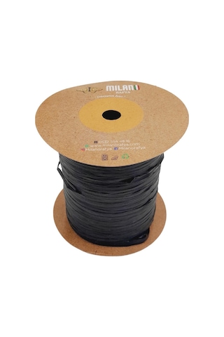 Angel Çanta Aksesuar Milano Rafya Siyah Renk 100 Gr