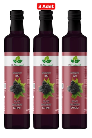 3 Adet Karadut Özü 670 Gr.