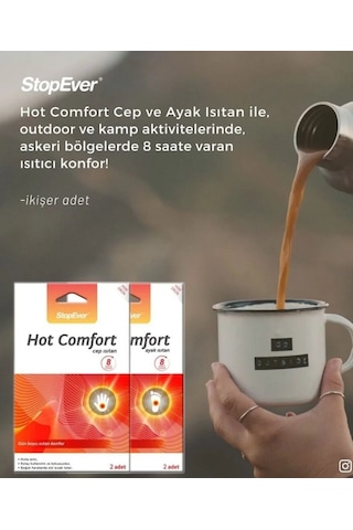 Hot-comfort 8 Saat Etkili Ayak Isıtıcı Pad 6x2'li Paket Turuncu