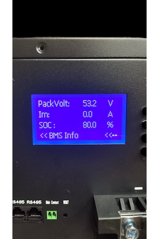 Unisun Energy 51.2v 100ah Lifepo4 Batarya + Ekran + Bluetooth 48v Sistem