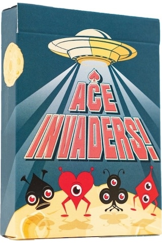 Bicycle Ace Invaders Standard Edition Premium Oyun Kağıdı Kartı İskambil Kartları Destesi