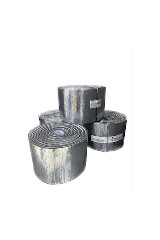 Kauçuk Bant Oto Ses Yalıtımı 6mm Alüminyum Folyolu 20 Cm X 10 Met