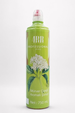 4rr Mürver Çiçeği Aromalı Kahve & Kokteyl & İçecek Şurubu 750 Ml Diğer