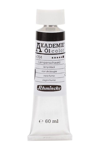 Schmincke : Akademie Yağlı Boya : 60 Ml : 704 Lamp Black