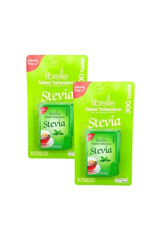 Fibrelle Stevia Tablet Tatlandırıcı 300 Tablet x 2 Adet