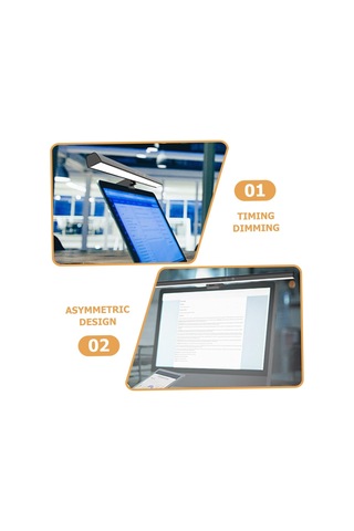 Bilgisayar Ekranı Işık Çubuğu Monitörü Işık Anti-ışık Özelliği Led Ve Göz İçin Ayarlanabilir Parlaklık