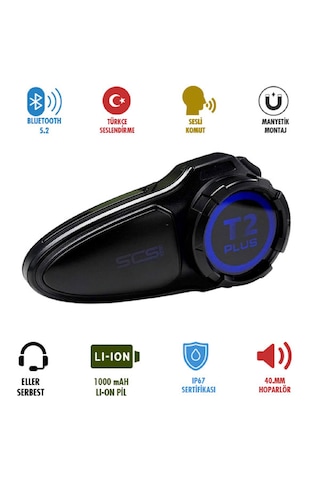 Scs T2 Plus Bluetooth Ve Intercom