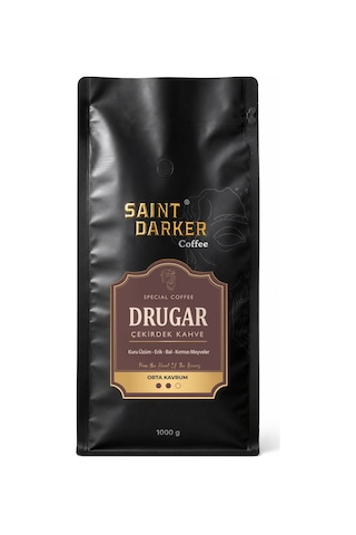 Saint Darker Drugar %100 Arabica Çekirdek Kahve 1 KG