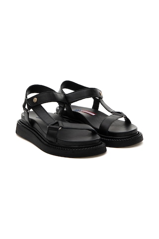 U.S. Polo Assn. Kadın Siyah Sandalet 50306274-VR046