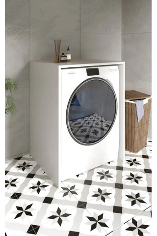 Çamaşır Makinesi Alt Dolabı Ispa Gri