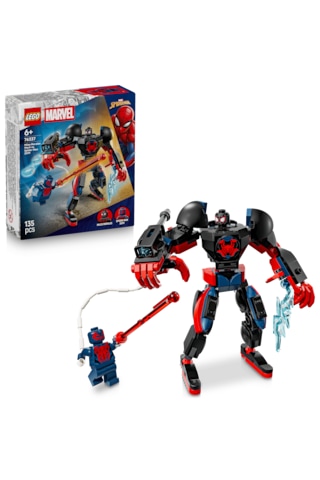 LEGO® ǀ Marvel Miles Morales Robotu, Örümcek Adam 2099’a Karşı 76337 - 6 Yaş ve Üzeri Çocuklar için Oyuncak Yapım Seti (135 Parça)