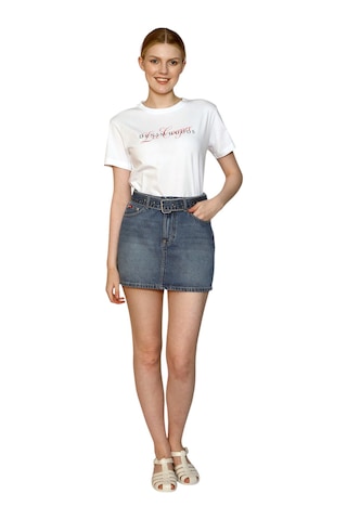 Lee Cooper Kadın T-shirt 242 Lcf 242007 Beyaz