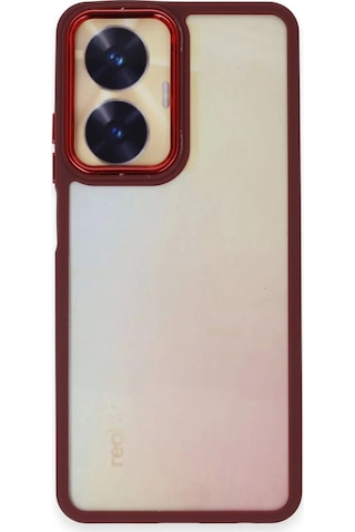 Realme C55 Kılıf Dora Kapak - Kırmızı