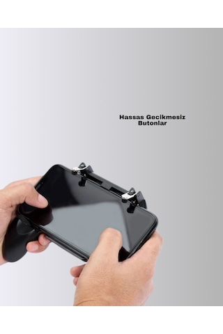 Joystick - 392 - Ve Parmak Tetikleyicili Mobil Oyun - Csmo-tex - Gamepad Tutucu