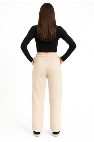 Axxel Kadın Açık Bej İnterlok Eşofman Altı-p2273 Açık Bej