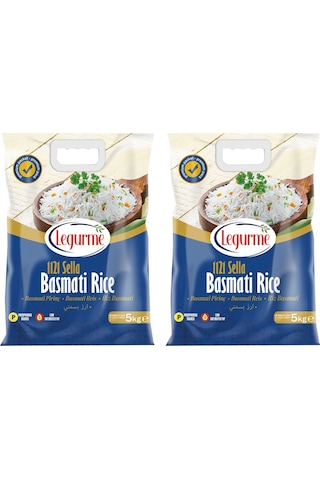 Yayla Bakliyat Legurme Basmati Pirinç 1121 Sella 5 Kg X 2 Adet 10 Kg