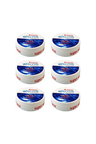 Sector Hairmate Superwax Ultra Sert Mavi Wax 150 Ml 6 Adet