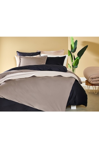 Linens Mix&match Pamuk Tek Kişilik Saten Nevresim Kılıfı Taş