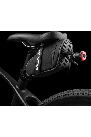 Wheel Up-bisiklet Eyer Çantası Su Geçirmez Bisiklet Çantası Y23103b Siyah