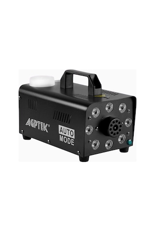 Agptek Sis Makinesi 500w, Led Işıklı & Kablosuz Uzaktan Kumandalı Işık Sistemleri