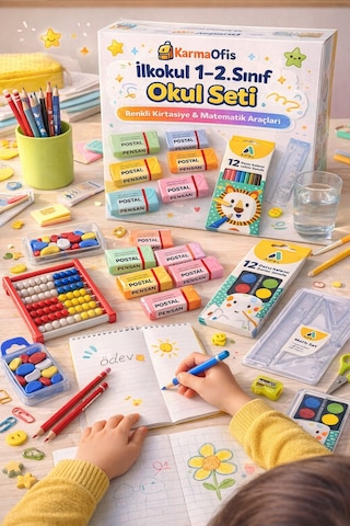 İlkokul 1 2. Sınıf Okul Seti