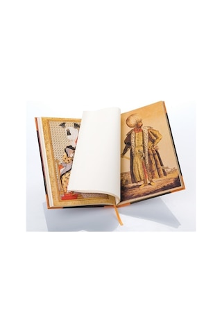 Osmanlı Kaftan Journal Çizgili Fasıl Kahverengi