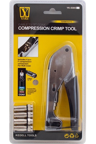 Powermaster Yk-5085c3 F Konnektör Sıkma Pensesi 1 Adet