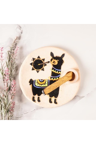 Handmade Lama Temalı Palo Santo Tütsülük