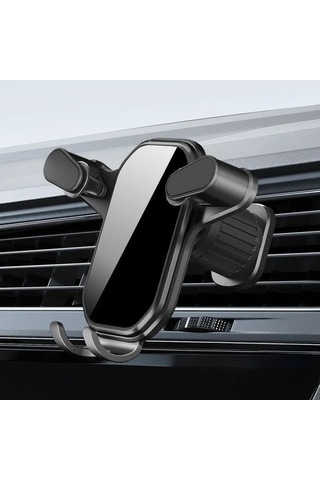Createtech 360 Döndürme Klips Kancası İle Evrensel Araç Telefon Tutucu B - -