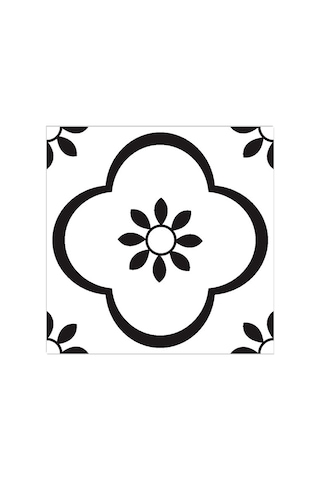 Tenfowee Kendinden Yapışkanlı Suya Ve Yağa Dayanıklı Pvc Duvar Sticker'ı, 20x20cm 6'lı Paket, F3009 Diğer