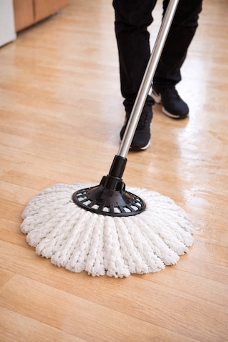 2'li Mop Set Çizmez Mikrofiber Başlık Döner Paspas Havlu Yedeği - Mop Uçlarına Uygun Temizlik Bezi