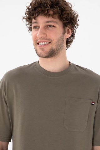 U.S. Polo Assn. Erkek Comfort Fit Bisiklet Yaka Vizon Tişört 50305990-VR052
