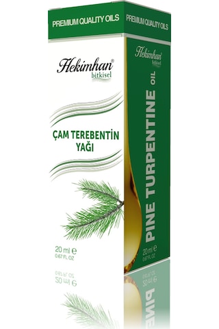 Hekimhan Bitkisel Çam Terebentin Yağı 3 x 20 ML