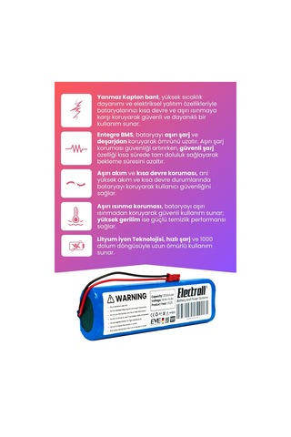Ilife V3s Pro Uyumlu Batarya Maksimum Kapasite 3500mah Pil Robot Süpürge Bataryası Değişimi