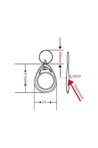Sones 10 Adet Ic Erişim Kontrol Kartı Giriş Kontrolü M1 Uyumlu Fudan Rfid 13.56mhz Keyfob Sleutelhanger Etiketi Sleutelhanger Mavi