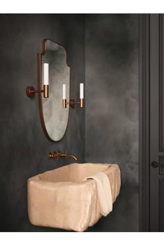 Asimetrik Ayna/dekor Aynası/konsol Aynası/italyan Tarzı Duvar Aynası Gold 60 X 90 Çok Renkli