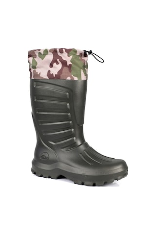 Sonimix Kauçuk Avcı Çizme Termal Çoraplı Boğazlı Poli Erkek Çizme