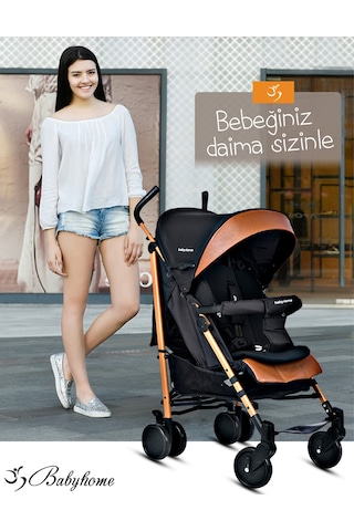 Baby Home 107 Clark Tam Yatar Alüminyum Baston Bebek Arabası