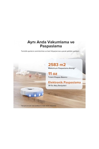 Roborock Q7 Max Beyaz Akıllı Robot Süpürge (Teşhir)