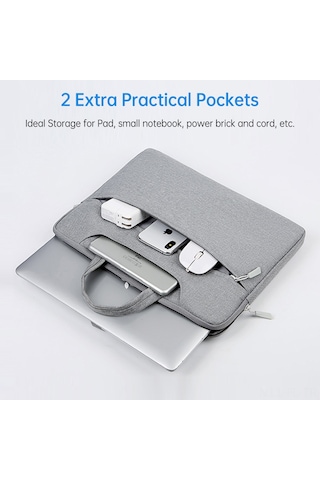 Lemestar Gri Sırt Çantası - 15.6" Tablet Dizüstü Bilgisayar Çantası, Su Geçirmez Oxford Kumaş, Çizik Dayanıklı, Ofis Ve Toplantılar İçin Gri