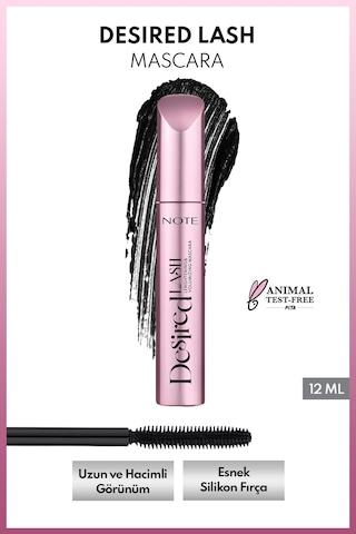 Desired Lash Mascara Uzunluk ve Yoğun Hacim Etkili Maskara - Siyah