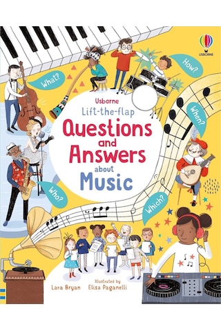 Lift-the-Flap Questions and Answers About Music - Lara Bryan - Usborne