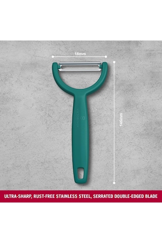 Victorinox 6.0963.4 Ypso Tırtıklı Kenar Çift Taraf Yeşil Soyacak Genel