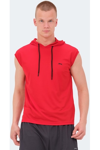 Slazenger RAG Erkek Kolsuz Kırmızı Tişört