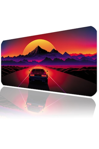 İlyuka Mousepad 90x40cm Büyük Boy Xxl Mp489040 Car Ride