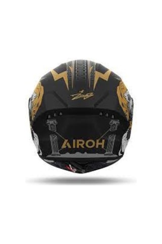 Airoh Connor Zeus Motosiklet Kaskı Matt Altın - Siyah